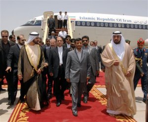 , Mahmoud Ahmadinejad, Sheik Khalifa bin Zayed Al Nahyan, sheik Mohammed bin Rashid Al-Maktoum